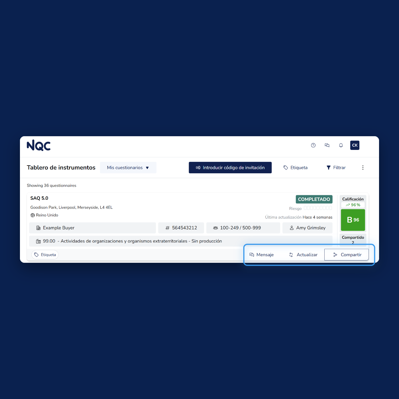 NQC | Whats New - Highlighted Action Buttons [ES]