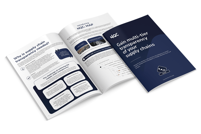 MAP: Gain multi-tier transparency of your supply chains