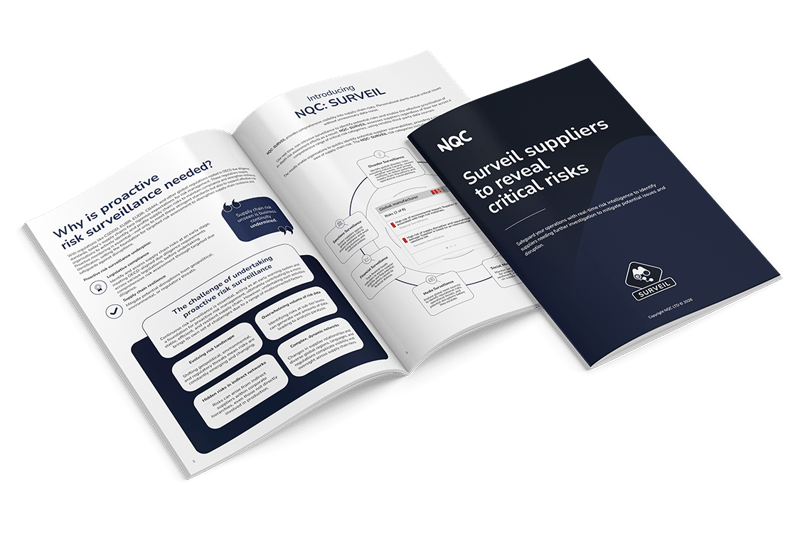 SURVEIL: Surveil suppliers to reveal critical risks